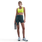 Nike Kläder Nike Swoosh Medium Sport-behå Damer - lime, vit