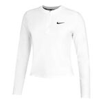 Nike Kläder Nike Court Dri-Fit Advantage Långärmat Damer-Vit