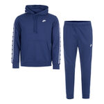 Nike Kläder Nike Club Fleece GX Träningsoverall Herrar - mörkblå, vit
