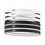 Nike Kläder Nike Nike Flex Classic Hårband 6-pack-Vit,Svart