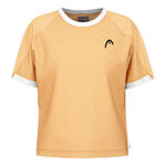 HEAD Kläder HEAD Play Tech T-shirt Damer-Guldgul