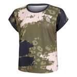 BIDI BADU Kläder BIDI BADU Pure Wild Capsleeve T-shirt Damer-Oliv,Flerfärgad