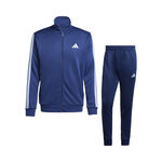 adidas Kläder adidas 3 Stripes Woven Träningsoverall Herrar-Mörkblå,Vit