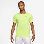 Nike Tenniskläder Nike Alcaraz Court Dri-FIT Advantage T-shirt Herrar-citrongul