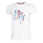 BIDI BADU Shinae Lifestyle Tee - blue/white/red